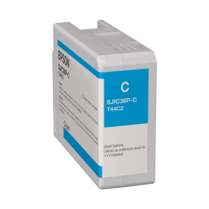 Tinte SJIC36P(C) Cyan für ColorWorks C6000 C6500, 80ml - Epson Partner