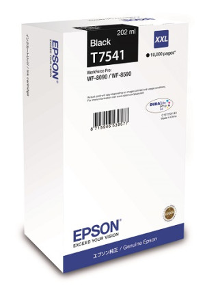 Tinte T7541 Schwarz XXL, 202 ml, 10.000 Seiten - Epson Partner