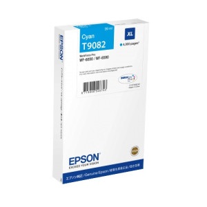 Tinte T9082 Cyan XL für WF-6090 WF-6590, 4.000 Seiten - Epson Partner