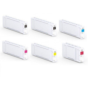 Tintenset T50M 6x 700ml SureColor SC-T3700 SC-T5700 SC-T7700 Tinte Set Multipack 4-Pack 4er T5700d T7700d T3700d - Epson Partner