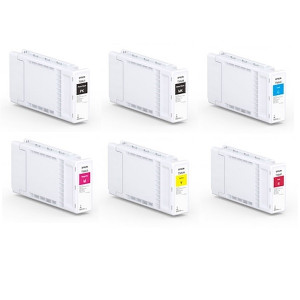 Tintenset T50U 6x 350ml SureColor SC-T3700 SC-T5700 SC-T7700 Tinte Set Multipack 4-Pack 4er T5700d T7700d T3700d - Epson Partner