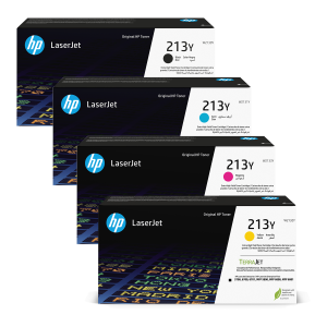 Toner-Set 213y (Cyan, Magenta, Yellow, Schwarz) für Color LaserJet 5700 5800 6700 6800 5700dn 5800dn 5800zf - HP Power Partner
