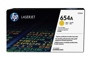Toner 654A Gelb CF332A für CLJ Enterprise M651, 15.000 Seiten - HP Power Partner