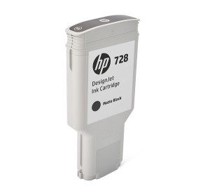 Tinte Nr. 728 F9J68A Mattschwarz, 300 ml - HP Power Partner
