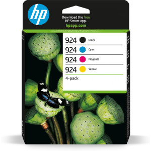 Tinte 924 4er Pack CMYK, 1x 500 Seiten + 3x 400 Seiten  - HP Power Partner