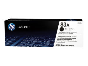 Toner 83A CF283A Schwarz für Laserjet Pro M125 M127 M201 M225 MFP, 1.500 Seiten - HP Power Partner