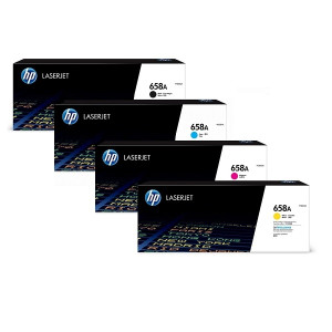 Toner-Set 658A Multipack (Cyan,Magenta,Gelb,Schwarz) Color LaserJet M751 Patrone Kartusche W2000A W2001A W2002A W2003A - HP Power Partner