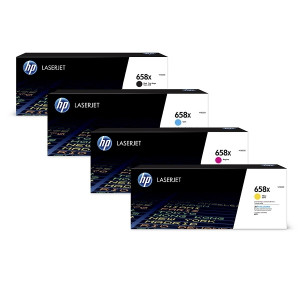 Toner-Set 658X Multipack (Cyan,Magenta,Gelb,Schwarz) Color LaserJet M751 Patrone Kartusche W2000X W2001X W2002X W2003X - HP Power Partner