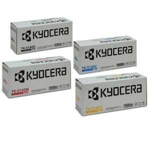 Toner-Set TK-5140 Schwarz Cyan Magenta Yellow M6030 M6530 P6130 M6030cdn M6530cdn P6130cdn Toner Set Multipack 4-Pack 4er TK5140 TK-5140K TK-5140C