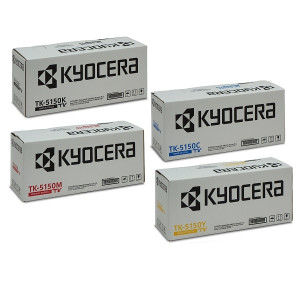 Toner-Set TK-5150 Schwarz Cyan Magenta Yellow M6035 M6535 P6035 M6035cidn M6535cidn P6035cdn Toner Set Multipack 4-Pack 4er TK5150 TK-5150K TK-5150C