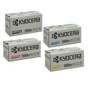 Toner-Set TK-5220 (Schwarz, Cyan, Magenta, Yellow) für P5021 M5521 - Kyocera Print Green - Kyocera Partner