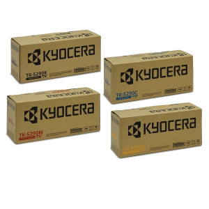 Toner-Set TK-5290 (Schwarz, Cyan, Magenta, Yellow) für P7240 - Kyocera Print Green - Kyocera Partner