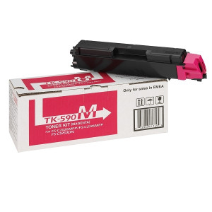 Toner Kit TK-590M Magenta für FS-C5250  FS-C2026 FS-C2126 FS-C2526 FS-C2626 M6026 M6526 P6026, 5k - Kyocera Print Green - Kyocera Partner