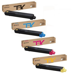 Toner-Set TK-8115 Schwarz Cyan Magenta Yellow Toner Ecosys M8124 M8124cidn M8130 M8130cidn Toner Tonerset Original Vorteilspaket Multipack Pack TK8115