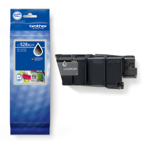 Brother Tinte LC528XLBK Schwarz, 12.000 Seiten