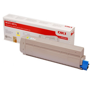 Toner Gelb für MC873 MC883, 10.000 Seiten - OKI Partner
