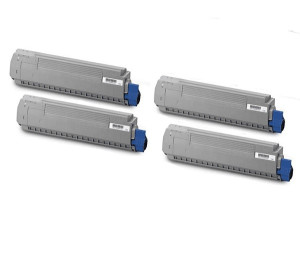 Toner-Set für MC853 MC873 MC883 (Cyan, Magenta, Yellow, Schwarz) Toner 4-Pack Multipack - OKI Partner