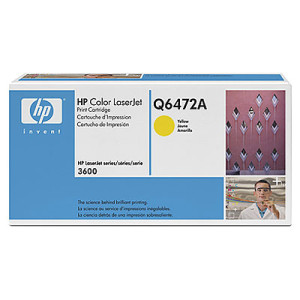 Toner Yellow Q6472A für Color LaserJet 3600, 4k - HP Power Partner