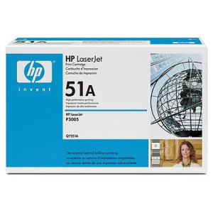 Toner Schwarz Q7551A für LaserJet P3005 M3027 M3035, 6k5 - HP Power Partner