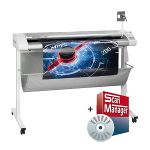 ROWE Scan 850i - 40 44 Zoll 112cm Großformatscanner DIN A0 Scanner Floorstand Touchscreen Holder ScanManger LT Profi Business 850 High End CAD Pläne