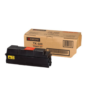 Toner Kit TK-320, Schwarz, für FS-3900 Serie, 15.000 Seiten - Kyocera Print Green - Kyocera Partner