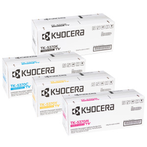 Toner-Set Multipack TK-5370 (Schwarz, Cyan, Magenta, Yellow) für PA3500 MA3500 4-Pack Toner Set Tonerset - 10% Rabatt mit FlexPage, Kyocera Print