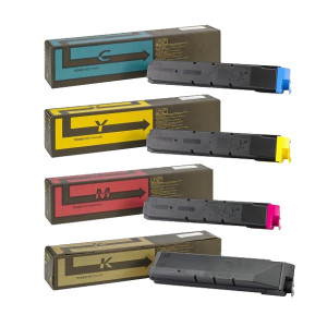Toner-Set TK-8600 (Schwarz, Cyan, Magenta, Yellow) für FS-C8600 FS-C8650 - Kyocera Print Green - Kyocera Partner