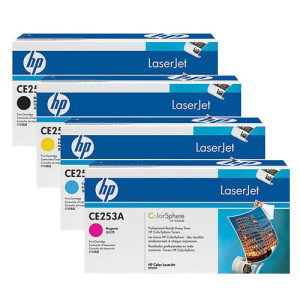 Toner-Set (Cyan, Magenta, Yellow, Schwarz) für CP3525 CM3530 - HP Power Partner