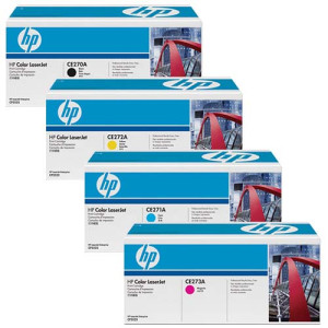 Toner-Set 650A (Cyan, Magenta, Yellow, Schwarz) für CP5525 - HP Power Partner