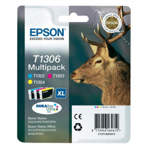 Tinte Multipack T1306 CMY XL DURABrite, 10.1 ml - Epson Partner