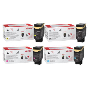 Toner-Set HC für C320 C325 Cyan Magenta Yellow Schwarz Toner Vorteilspaket Tonerset - Xerox Platin Partner