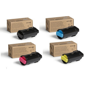 Toner-Set Ultra-HC für C605 Cyan Magenta Yellow Schwarz Toner 4-Pack hohe Reichweite - Xerox Platin Partner