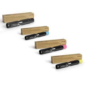 Toner-Set HC für C7020 C7025 C7030 Cyan Magenta Yellow Schwarz Toner Vorteilspaket - Xerox Platin Partner