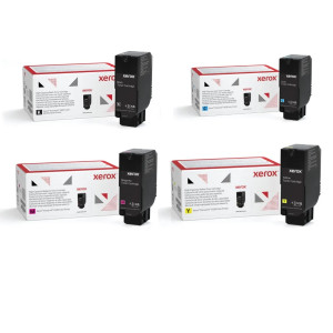 Toner-Set für C620 Cyan Magenta Yellow Schwarz Toner Vorteilspaket Tonerset - Xerox Platin Partner
