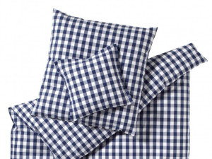 Pościel Elegante Quadro Sea - Niebieski / Błękitny / Granatowy