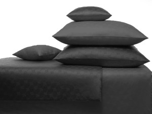 Pościel Joop Cornflower Uni Black - Czarny / Szary