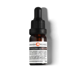 Olejek CBD 10% NA 4 ŁAPY z olejem z łososia w buteleczce 10 ml