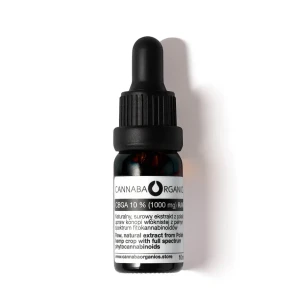 Olejek CBGA 10% surowy z chlorofilem w buteleczce 10 ml