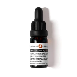 Olejek CBG 30% surowy z chlorofilem w buteleczce 10 ml