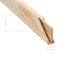 Keilrahmenleisten Standard - Zertifiziert 26 cm
