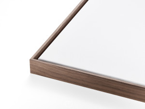 Schattenfugenrahmen Slim - Nussbaum - Standard 45 x 85 cm