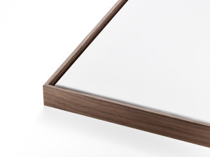 Schattenfugenrahmen Slim - Nussbaum - Standard 60 x 110 cm