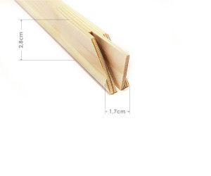 Keilrahmenleisten Basic 60 cm - Zertifiziert