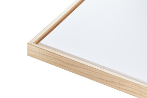 Schattenfugenrahmen Eiche Natur - Standard 105 x 170 cm