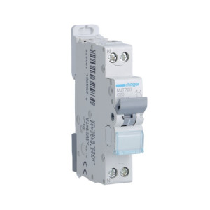 HAGER MJT720 - Disjoncteur 20A - 1P+N - Courbe C - PdC 6kA