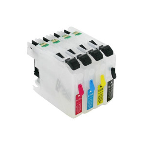 Brother 4 Cartucce vuote ricaricabili  LC-123