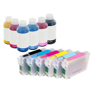 Epson 6 Cartucce vuote ricaricabili  serie T0807