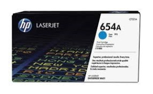 HP Toner originale  654A per stampanti  Laserjet - Ciano