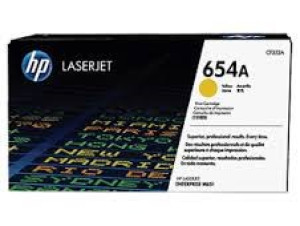 HP Toner originale  654A per stampanti  Laserjet - Giallo