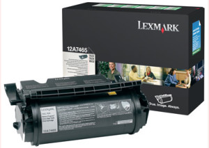 Lexmark Toner originale  12A7465 Nero
